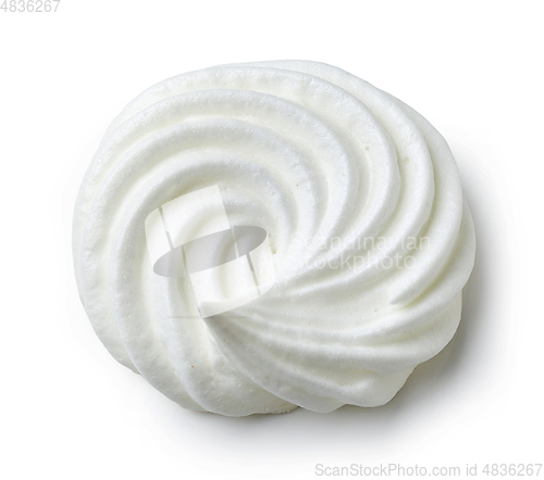 Image of freshly baked meringue cookie