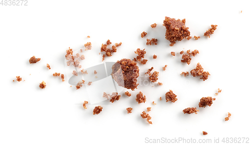 Image of chocolate cookies crumbs