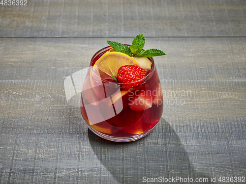 Image of glass of sangria