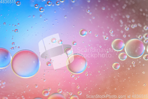 Image of Multicolored abstract background picture made with oil, water and soap