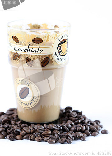 Image of Latte Macchiato in glass