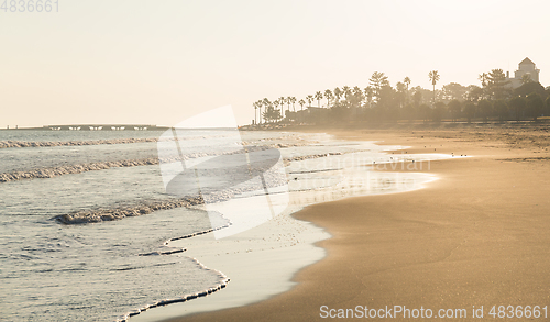 Image of Beach and sunrise