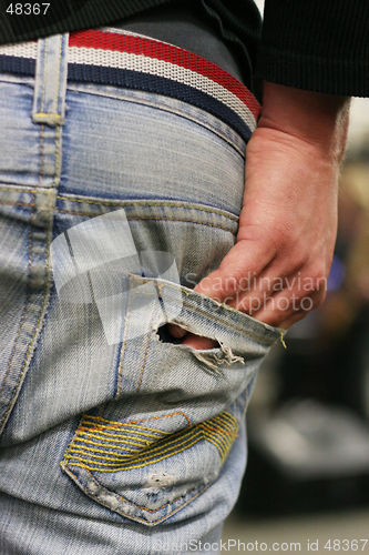 Image of Hand in pocket