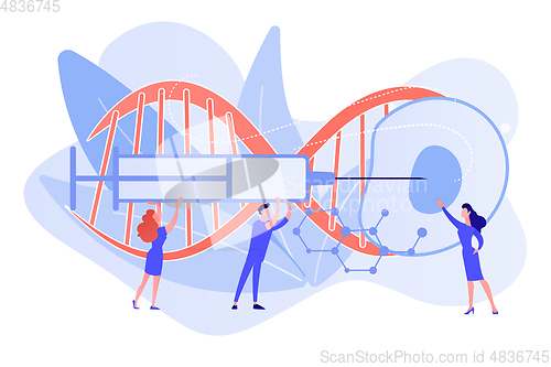 Image of Artificial reproduction concept vector illustration.