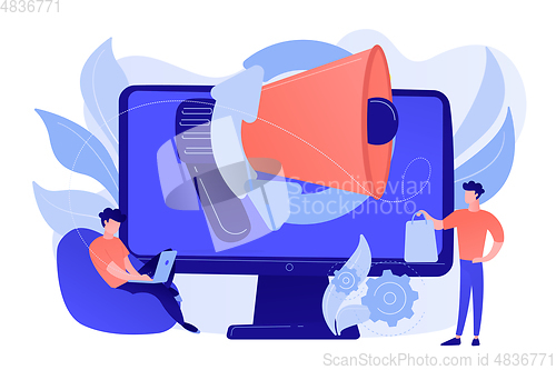 Image of Digital marketing concept vector illustration.