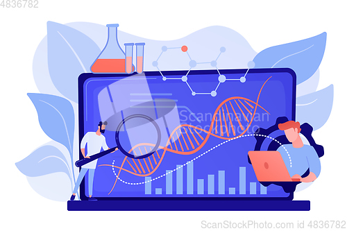 Image of Biotechnology concept vector illustration.