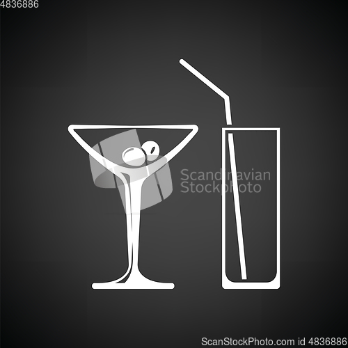 Image of Coctail glasses icon