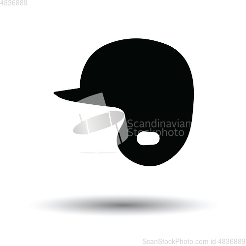 Image of Baseball helmet icon