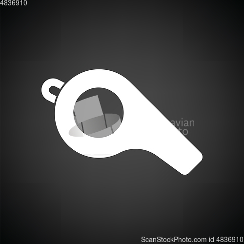 Image of American football whistle icon