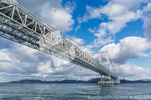 Image of Naruto Bridge with sunny day