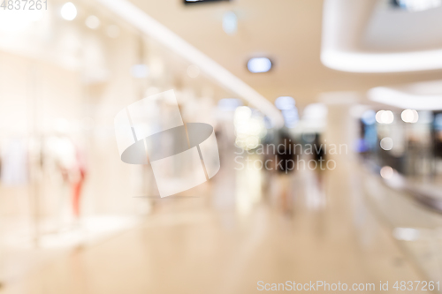 Image of Abstract background of shopping mall, shallow depth of focus