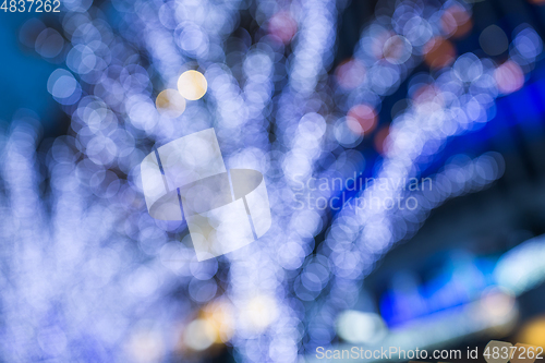 Image of Blur view of christmas decoration