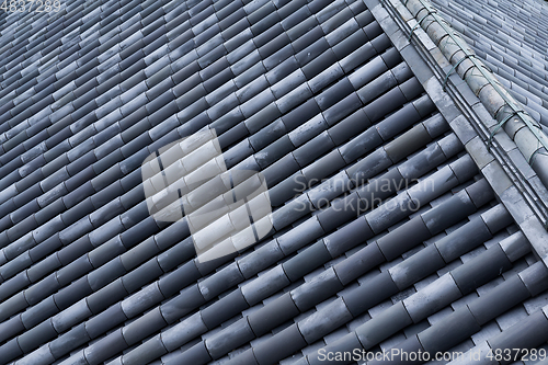 Image of Roof tile on residential building 