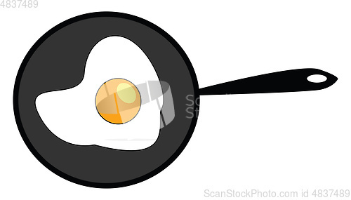 Image of Omelette illustration vector on white background 