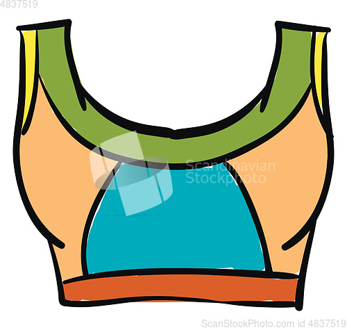 Image of Multi-colored bras vector or color illustration