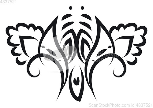 Image of A unique decor vector or color illustration