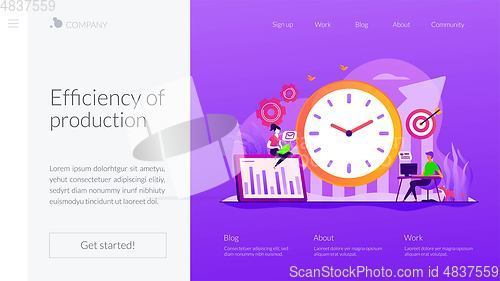 Image of Productivity landing page template