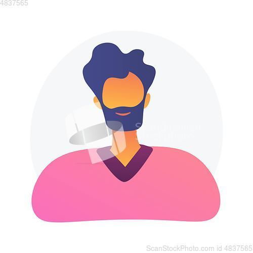 Image of Company employee ID photo vector concept metaphor