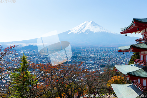 Image of Chureito Pagoda and Mount Fuji