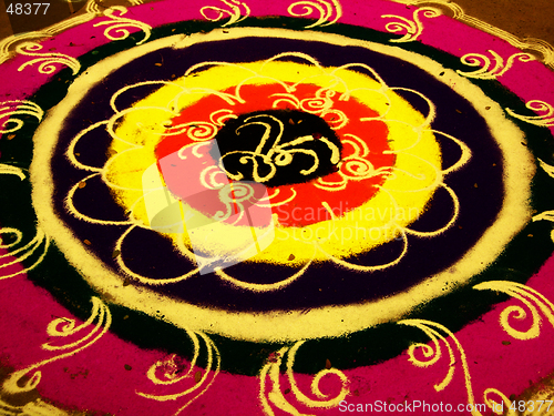 Image of Handpainting on the Street-Rangoli8