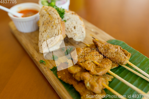 Image of Vegan food in thai style