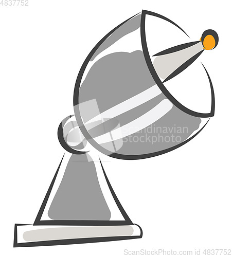 Image of A big Antenna vector or color illustration