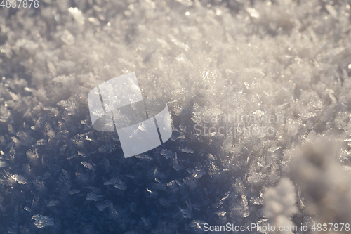 Image of Snow crystals winter