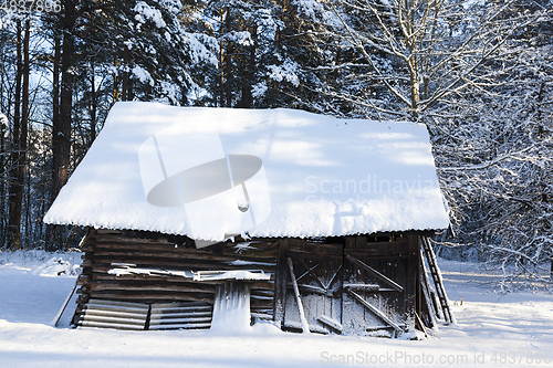 Image of old wooden shed