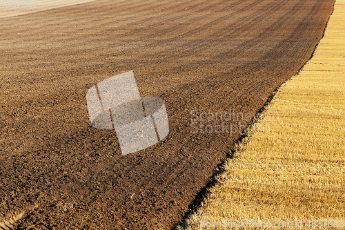 Image of plowed field