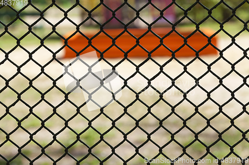Image of mesh fence