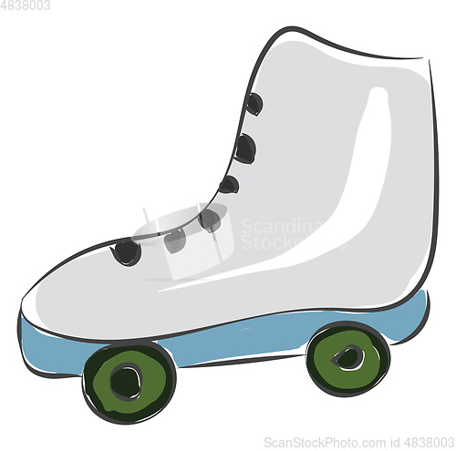 Image of A skating show with roller vector or color illustration