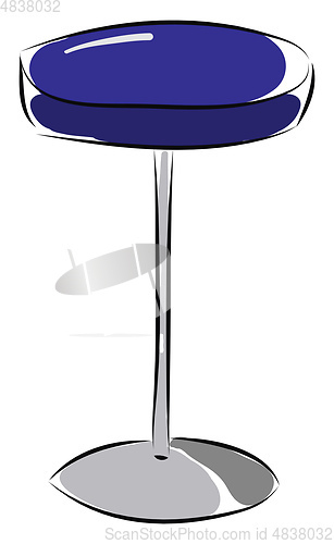 Image of Bar stool vector illustration 