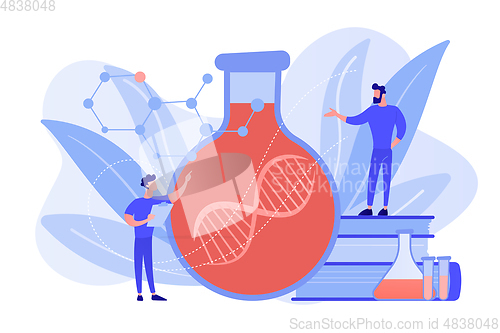 Image of Gene therapy concept vector illustration.