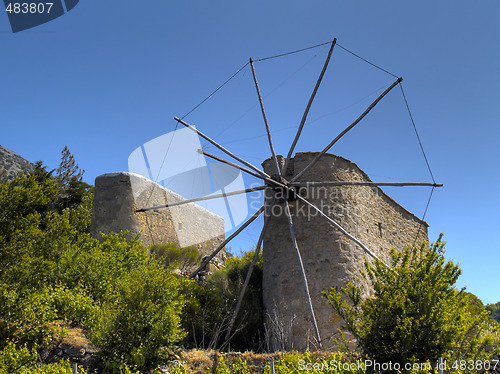 Image of  cretan windmills