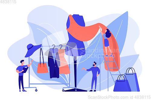 Image of Fashion industry concept vector illustration.