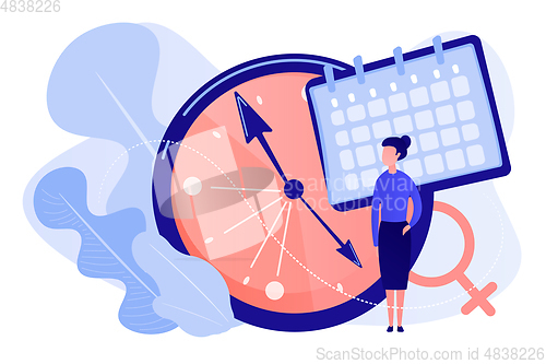 Image of Menopause concept vector illustration.