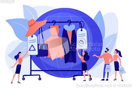 Image of Sustainable fashion concept vector illustration