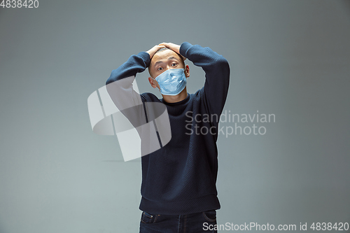 Image of Medic in protective mask, coronavirus illustration concept