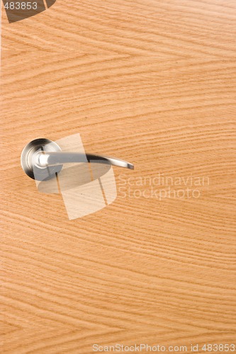 Image of background wood door lock house