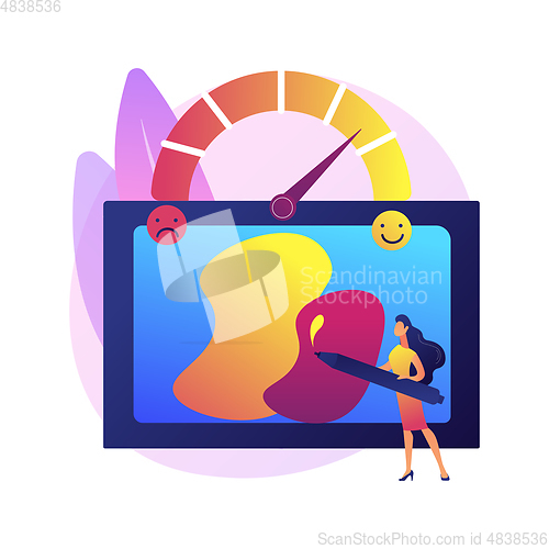 Image of Emotional design abstract concept vector illustration.