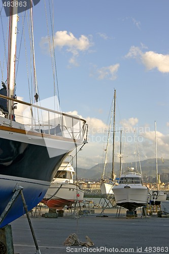 Image of leisure boat marina