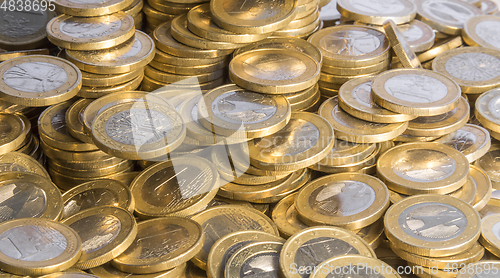 Image of lots of euro coins