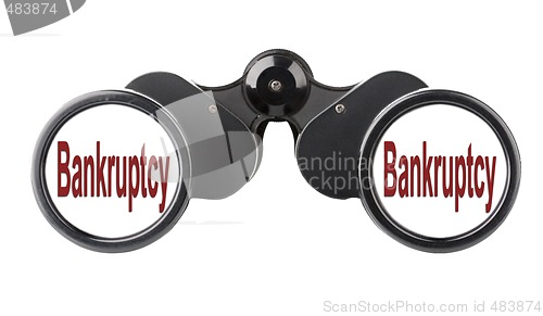 Image of isolated binoculars