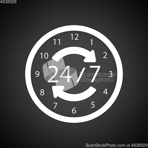 Image of 24 hour icon