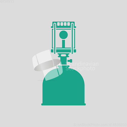 Image of Camping gas burner lamp icon