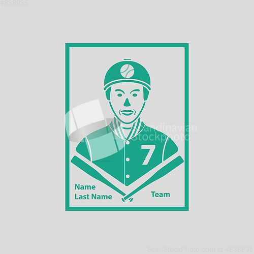 Image of Baseball card icon