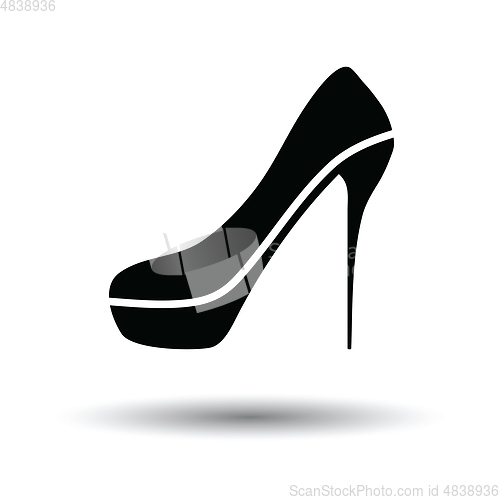 Image of Sexy high heel shoe icon