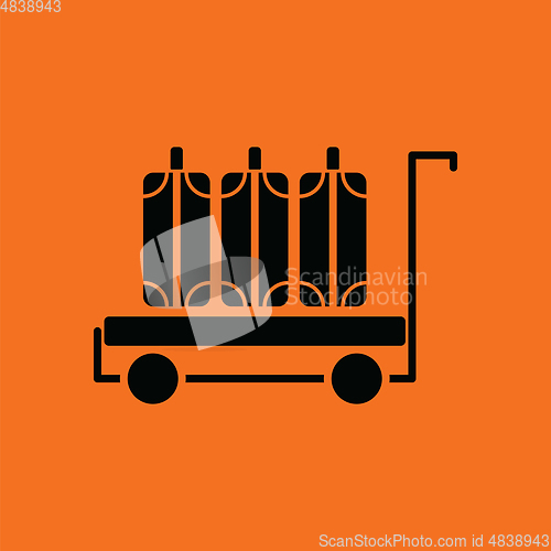 Image of Luggage cart icon