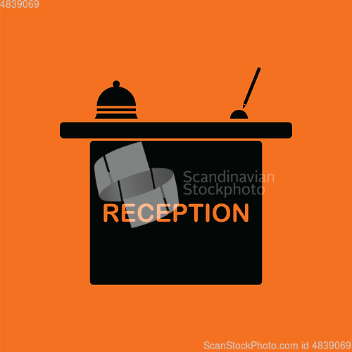 Image of Hotel reception desk icon