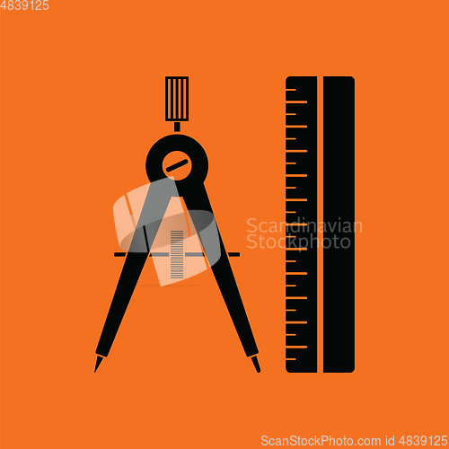 Image of Compasses and scale icon